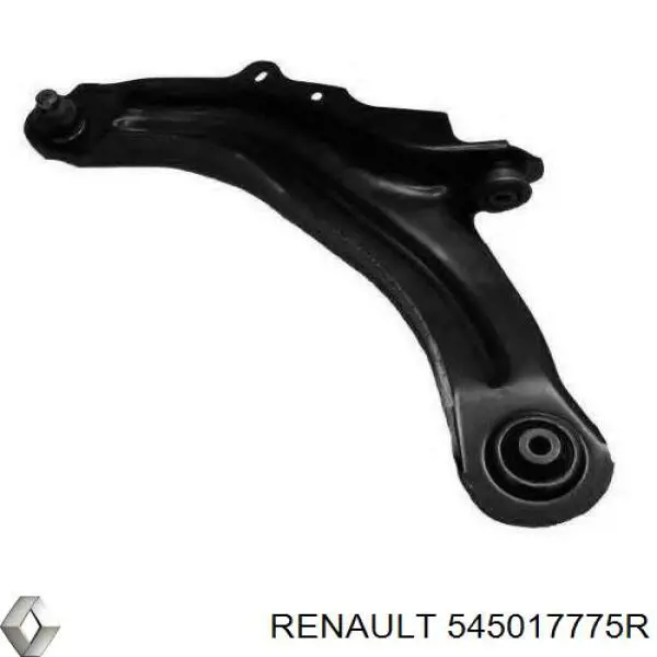 545017775R Renault (RVI) braço oscilante inferior esquerdo de suspensão dianteira