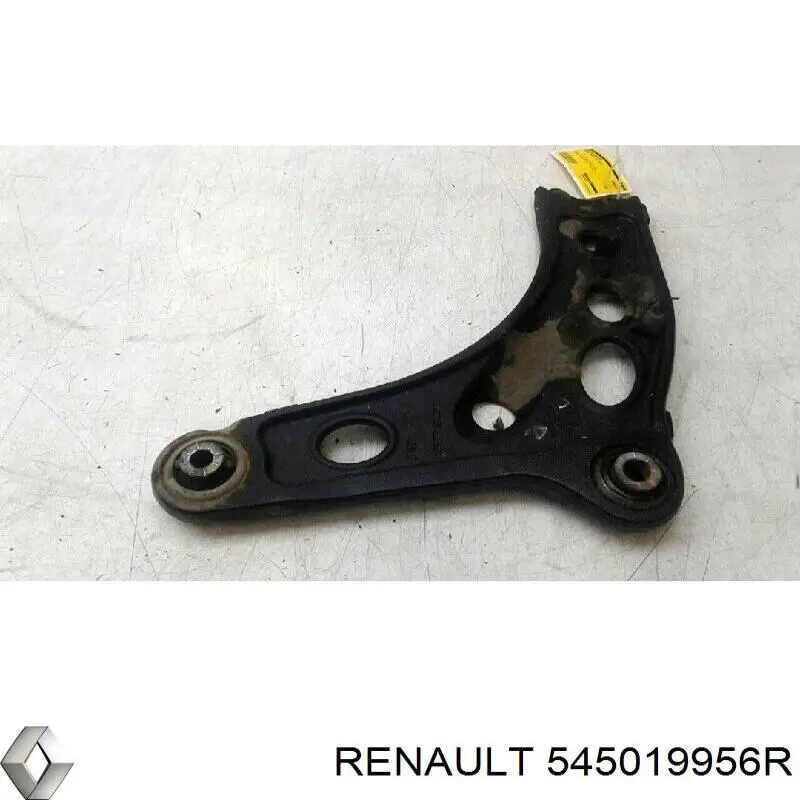 545019956R Renault (RVI) braço oscilante inferior esquerdo de suspensão dianteira