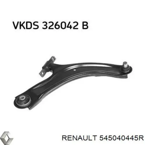 Купить 545040445R Renault (RVI) Нижний правый рычаг передней подвески