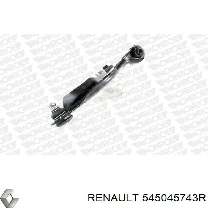 Правый рычаг передней нижней подвески Renault (RVI) 545045743R цена, от 42.06 USD