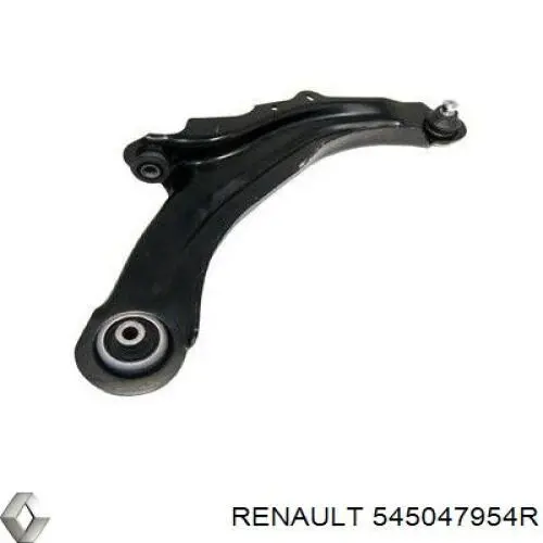 545047954R Renault (RVI) braço oscilante inferior direito de suspensão dianteira