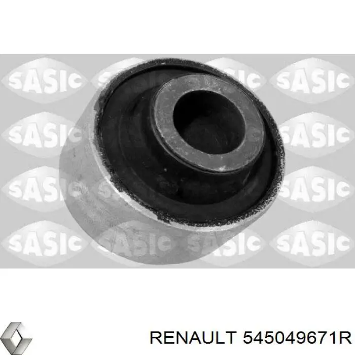 545049671R Renault (RVI) braço oscilante inferior direito de suspensão dianteira