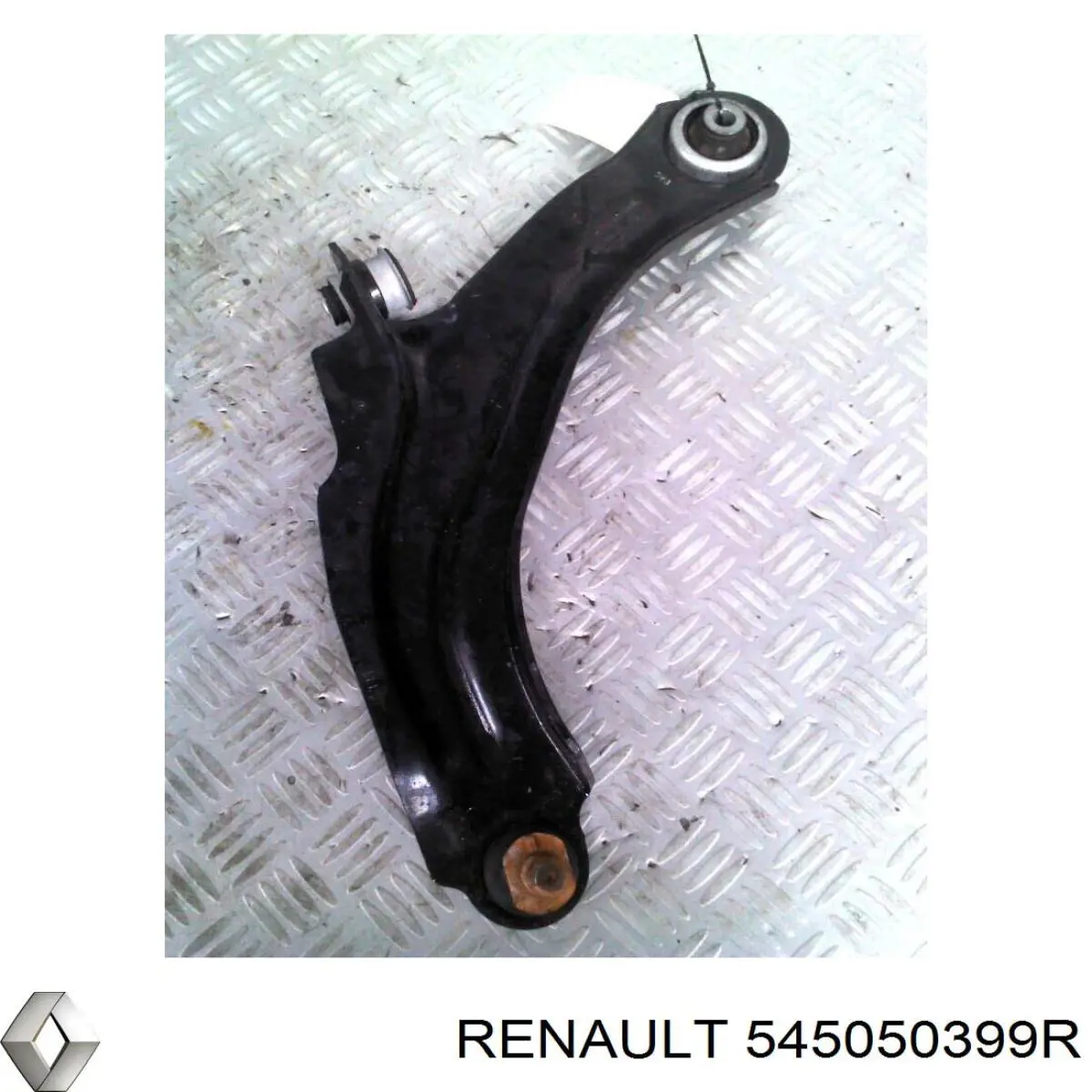 545050399R Renault (RVI) braço oscilante inferior esquerdo de suspensão dianteira