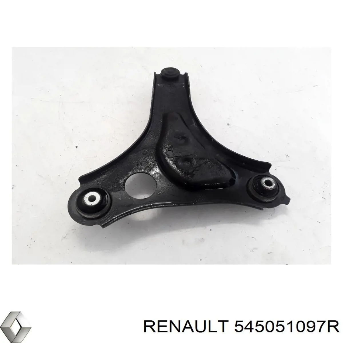 545051097R Renault (RVI) braço oscilante inferior esquerdo de suspensão dianteira