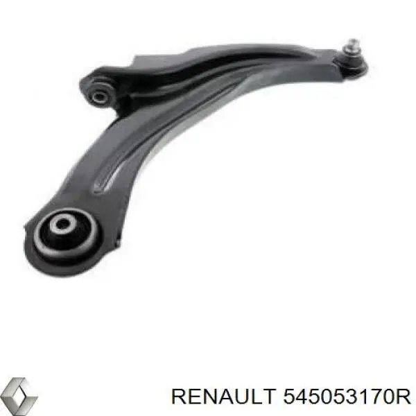 545053170R Renault (RVI) braço oscilante inferior esquerdo de suspensão dianteira
