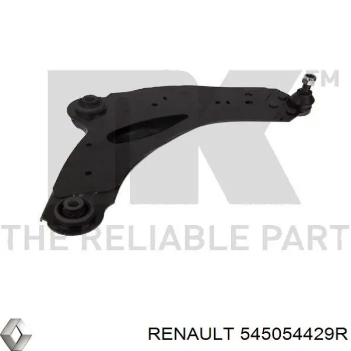 Левый рычаг передней нижней подвески Renault (RVI) 545054429R цена, от 19.70 USD