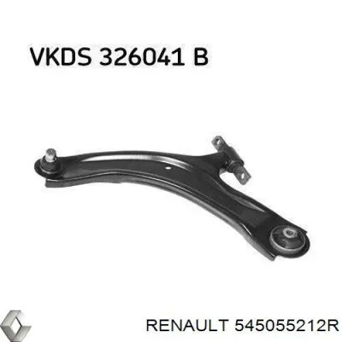 Рычаг передней подвески левый 545055212R Renault (RVI)