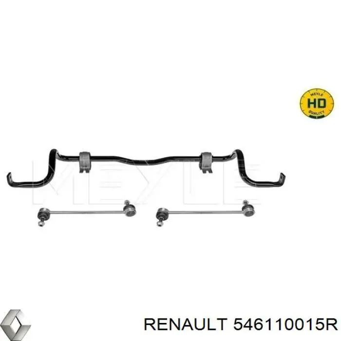 Передний стабилизатор Рено Сценик GRAND III (Renault Scenic)