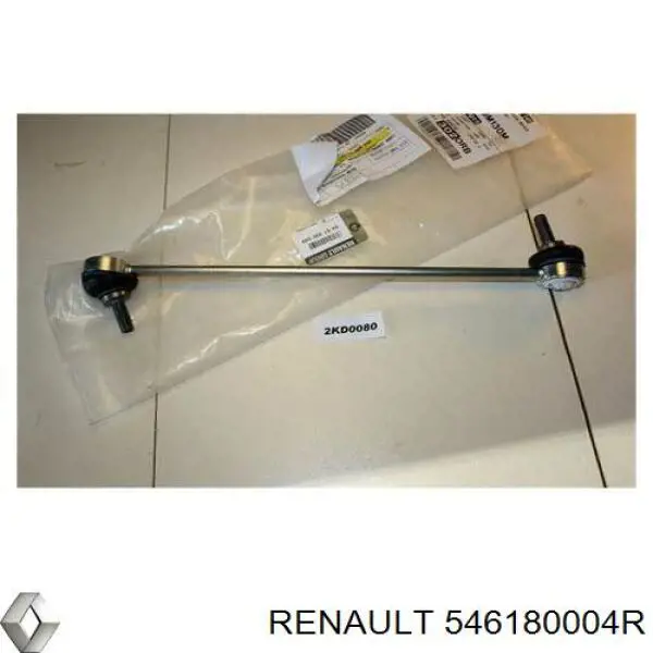 546180004R Renault (RVI) montante de estabilizador dianteiro