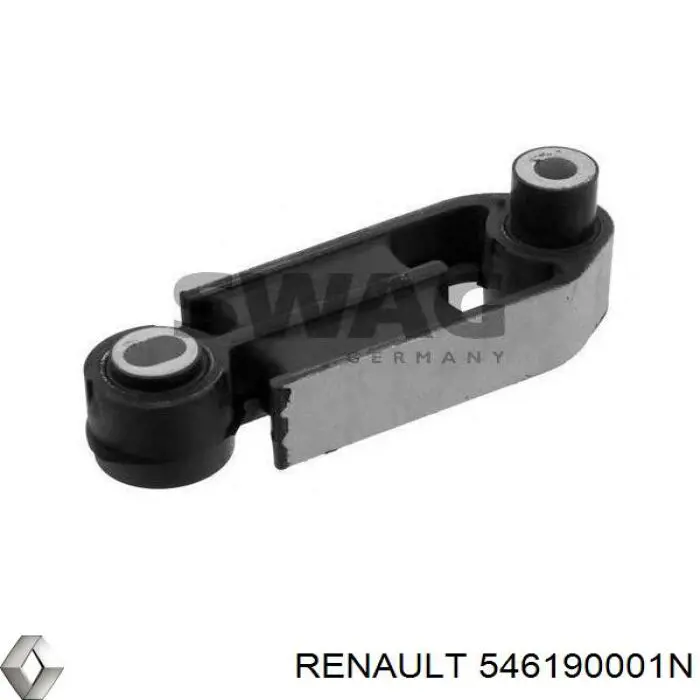 Подушка (опора) двигателя левая нижняя 546190001N Renault (RVI)