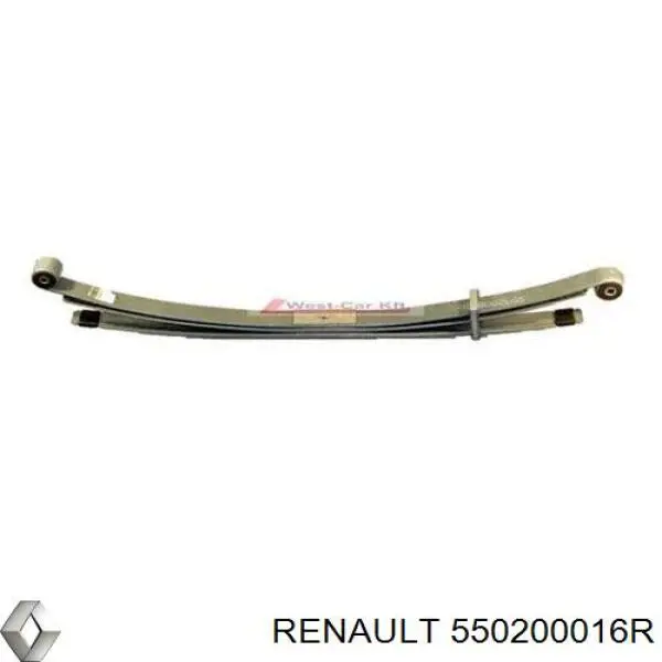 550200016R Renault (RVI) suspensão de lâminas traseiro