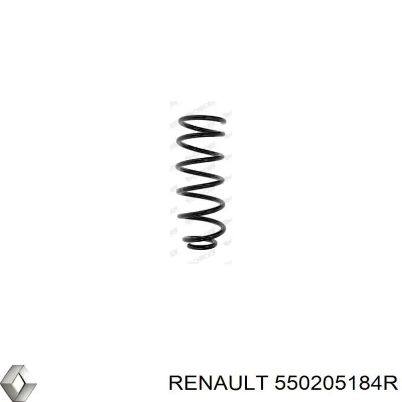 550205184R Renault (RVI) пружина задняя
