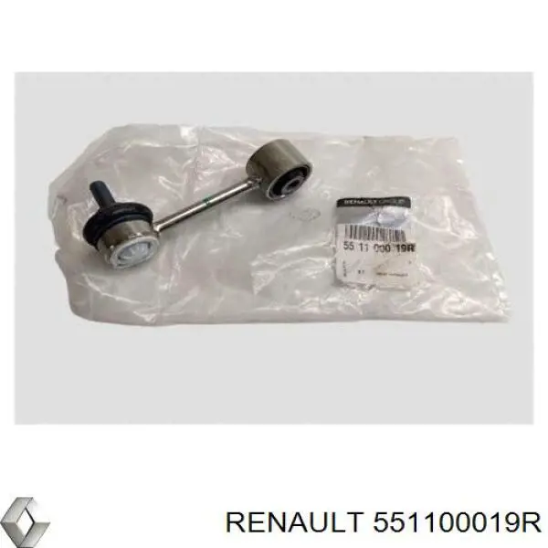 Soporte de barra estabilizadora trasera 551100019R Renault (RVI)