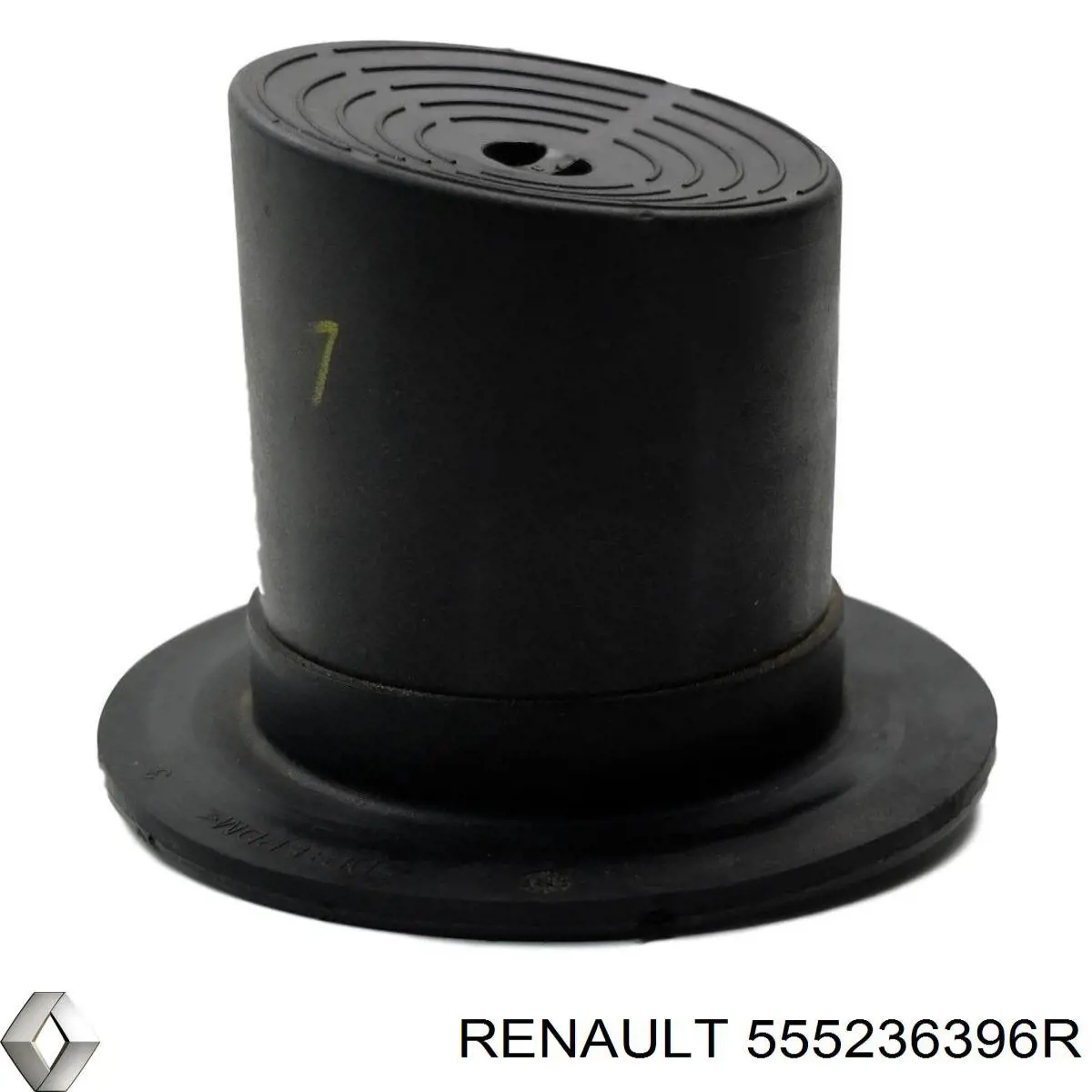 555236396R Renault (RVI) проставка (резиновое кольцо пружины задней нижняя)