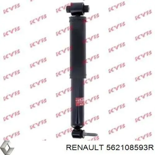 562108593R Renault (RVI) amortecedor traseiro