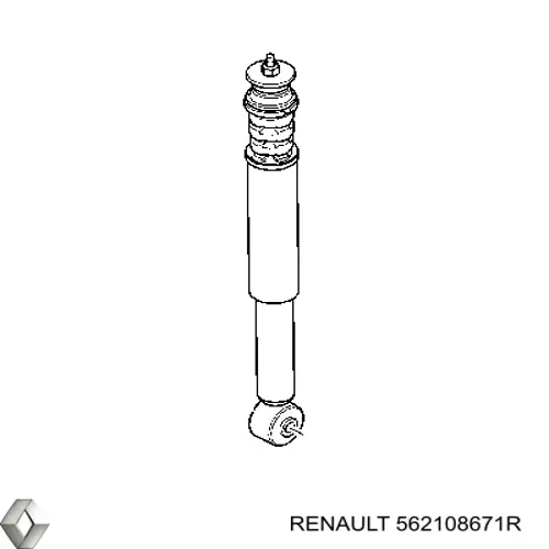 562108671R Renault (RVI) Амортизаторы задние