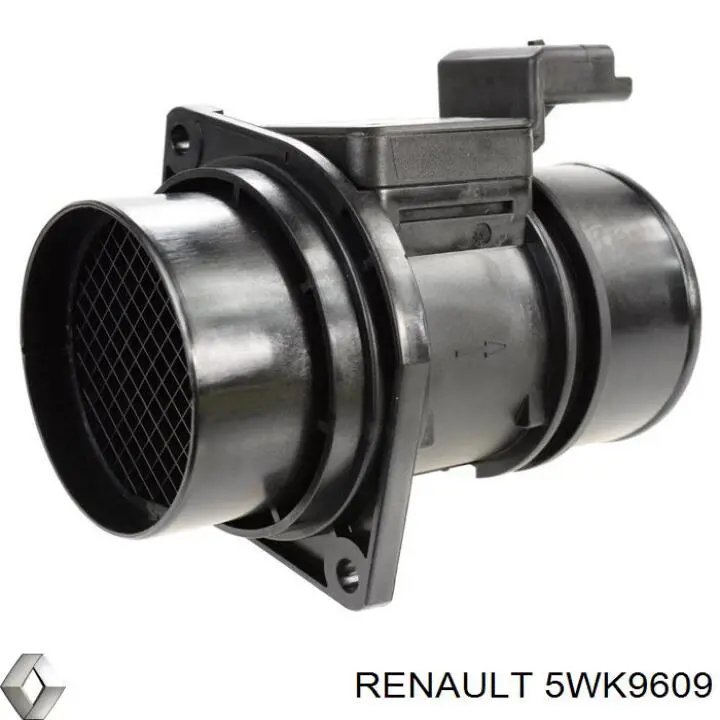 5WK9609 Renault (RVI) sensor de fluxo (consumo de ar, medidor de consumo M.A.F. - (Mass Airflow))