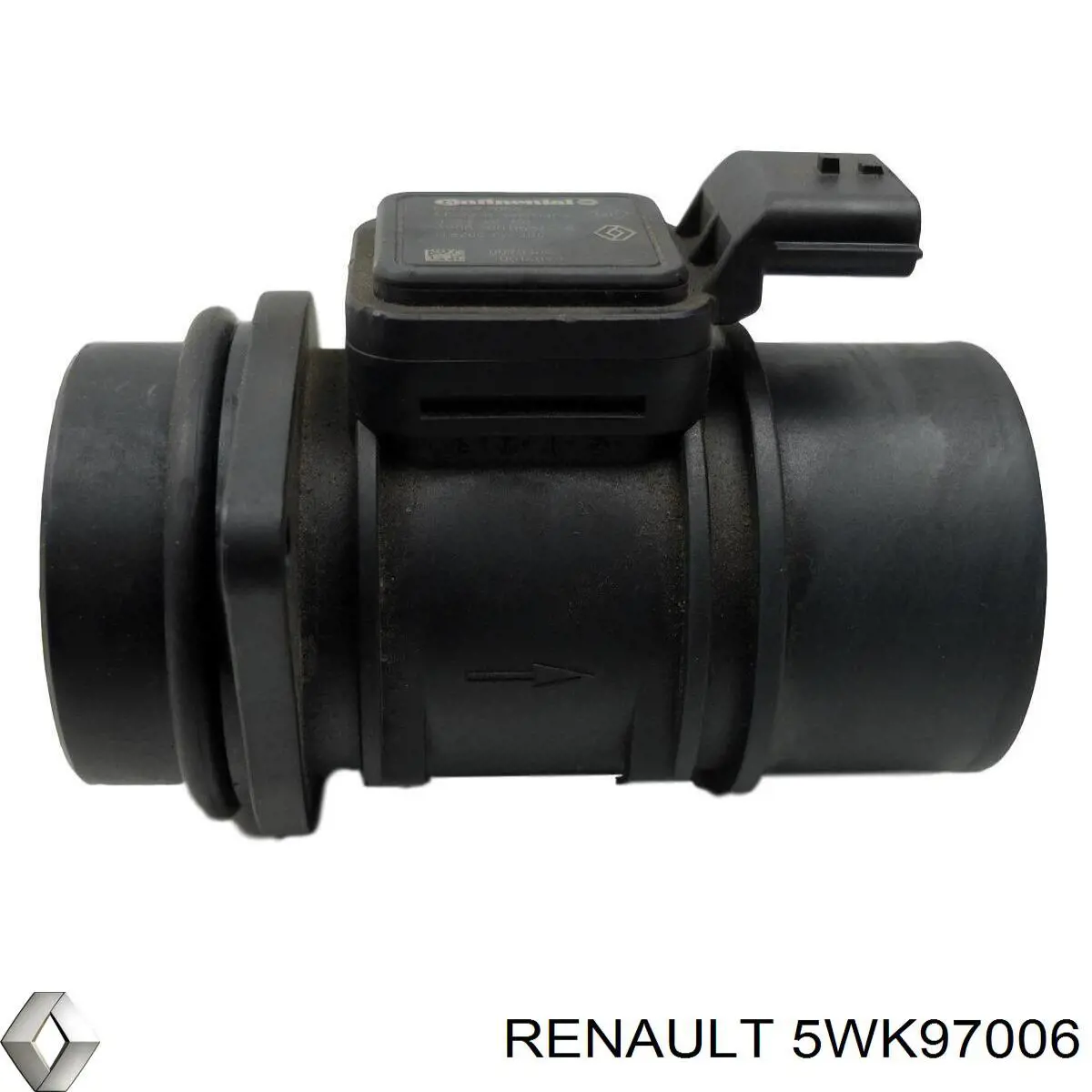 5WK97006 Renault (RVI) sensor de fluxo (consumo de ar, medidor de consumo M.A.F. - (Mass Airflow))