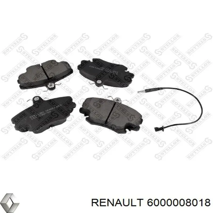 Купить 6000008018 Renault (RVI) Колодки тормозные