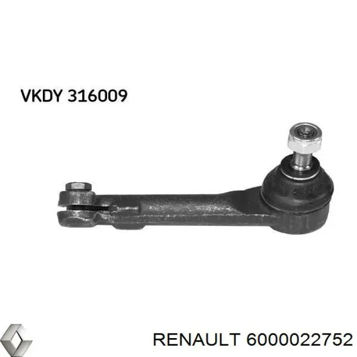 6000022752 Renault (RVI) рулевой наконечник
