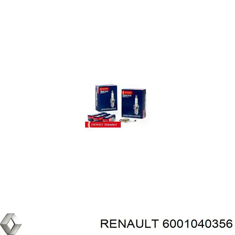Свеча зажигания Renault (RVI) 6001040356 цена, от 8.46 USD