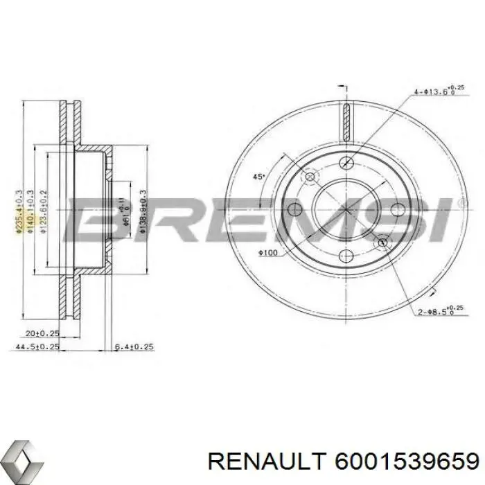 6001539659 Renault (RVI)