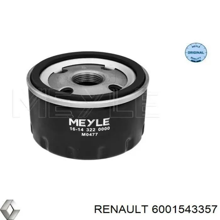 6001543357 Renault (RVI) масляный фильтр