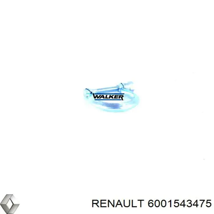 Хомут крепления глушителя передний Renault (RVI) 6001543475 цена, от 2.96 USD