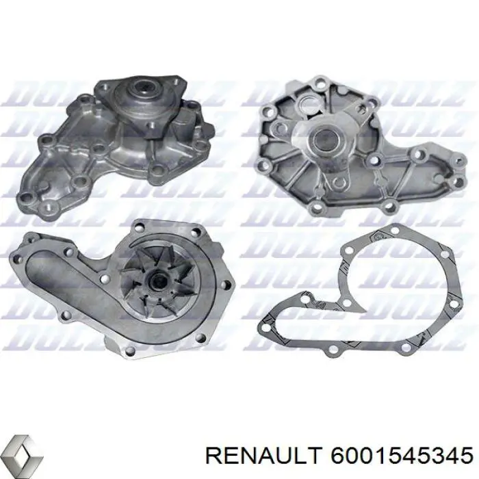 Помпа 6001545345 Renault (RVI)