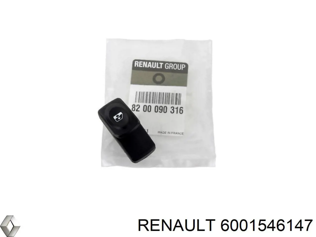 254114AA3A Renault (RVI) Кнопка подъемника задних стекол