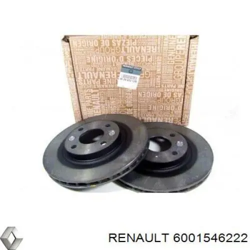 Корзина сцепления 6001546222 Renault (RVI)