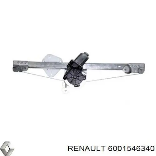 Механизм стеклоподъемника двери задней левой 6001546340 Renault (RVI)