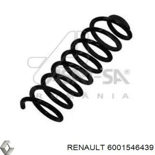 6001546439 Renault (RVI) пружина передняя
