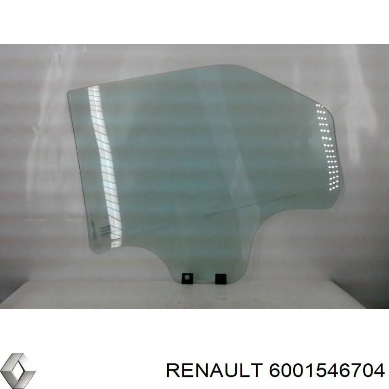 Стекло двери задней правой на Renault LOGAN I 