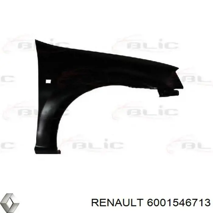 Крыло переднее правое 6001546713 Renault (RVI)