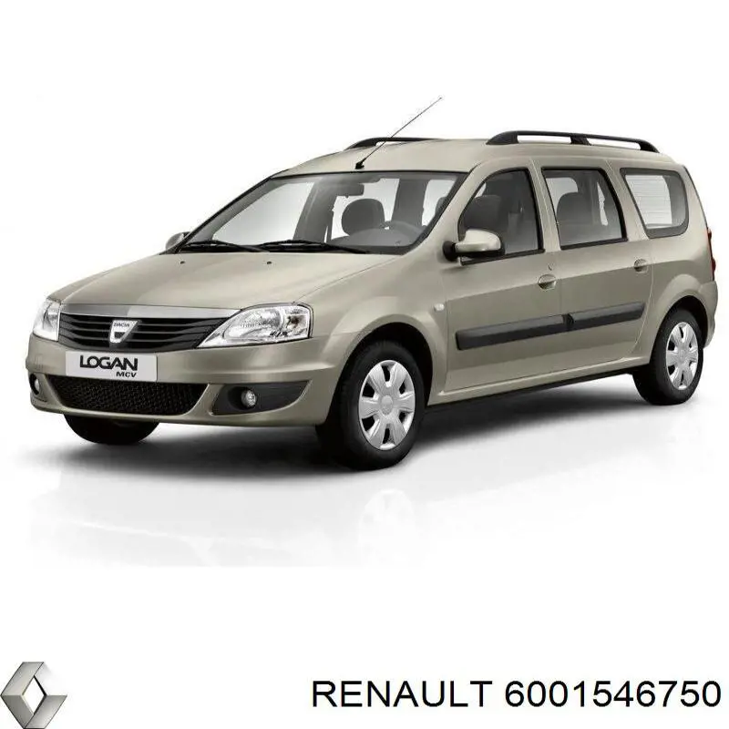 Усилитель переднего бампера 6001546750 Renault (RVI)