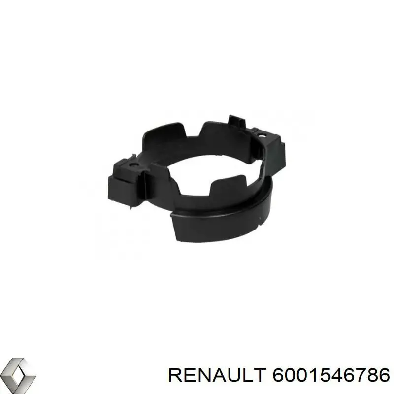 Заглушка (решетка) противотуманных фар бампера переднего левая 6001546786 Renault (RVI)