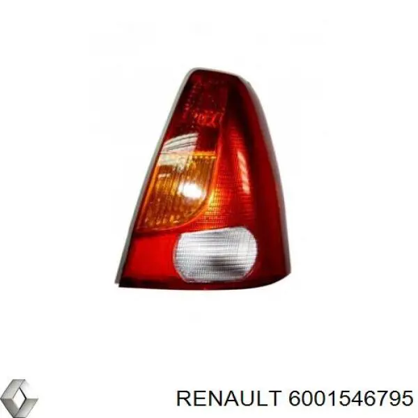 6001546795 Renault (RVI) lanterna traseira direita