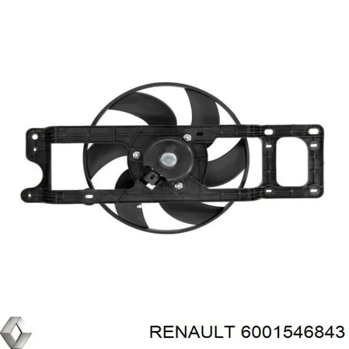Купить 6001546843 Renault (RVI) Электровентилятор охлаждения в сборе (мотор+крыльчатка)