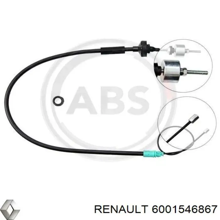 Купить 6001546867 Renault (RVI) Трос сцепления