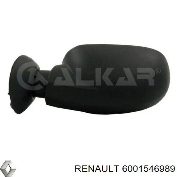 6001546989 Renault (RVI) espelho de retrovisão esquerdo