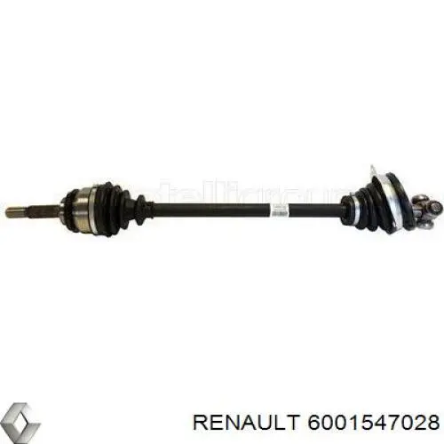 6001547028 Renault (RVI) Полуось передняя левая