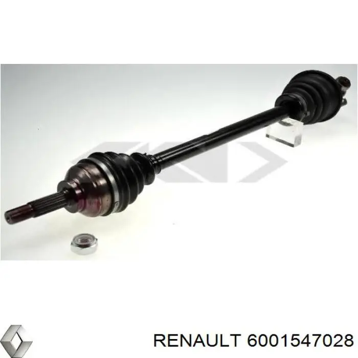 Привод передний левый Renault (RVI) 6001547028 цена, от 68.17 USD