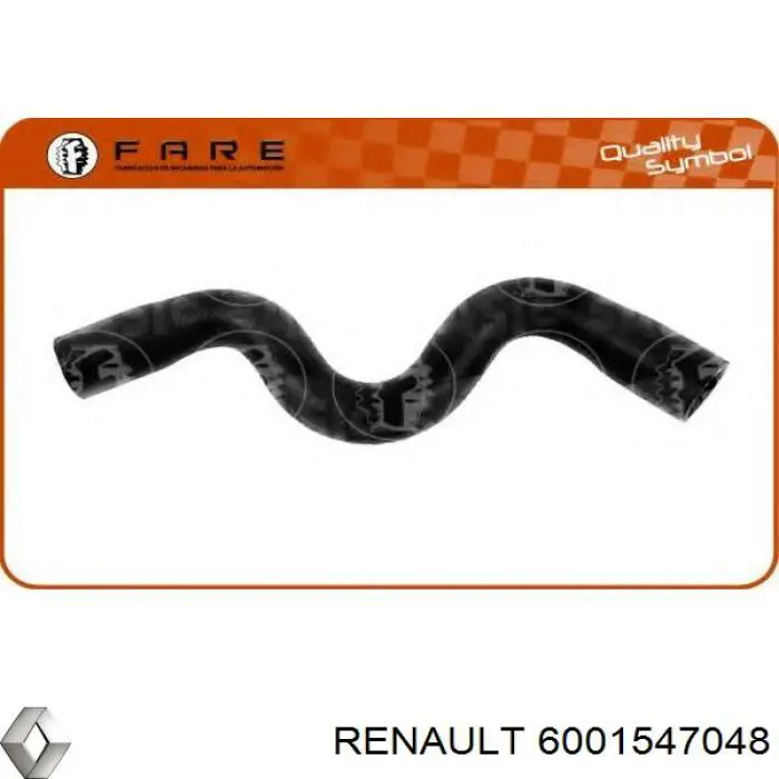 Патрубок радиатора 6001547048 Renault (RVI)