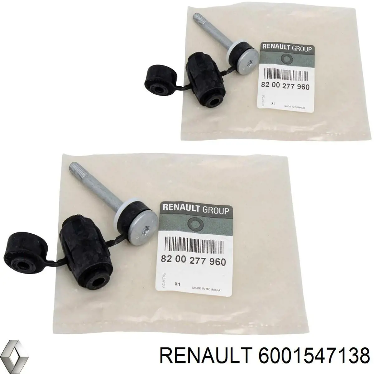 Soporte de barra estabilizadora delantera 6001547138 Renault (RVI)