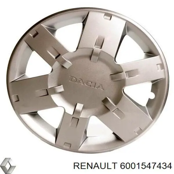 Колпак колесного диска Renault (RVI) 6001547434 цена, от 28.67 USD