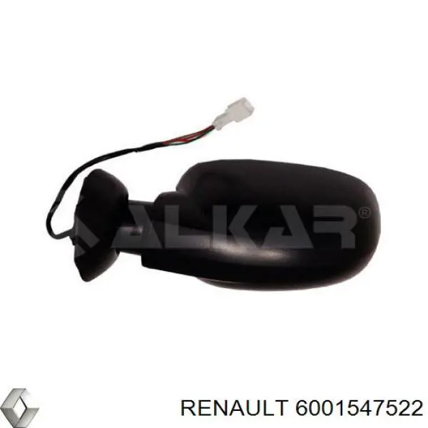 6001547522 Renault (RVI) Левое боковое зеркало