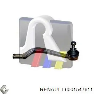 Rótula barra de acoplamiento exterior 6001547611 Renault (RVI)