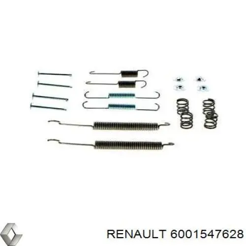 Монтажный комплект задних барабанных колодок 6001547628 Renault (RVI)