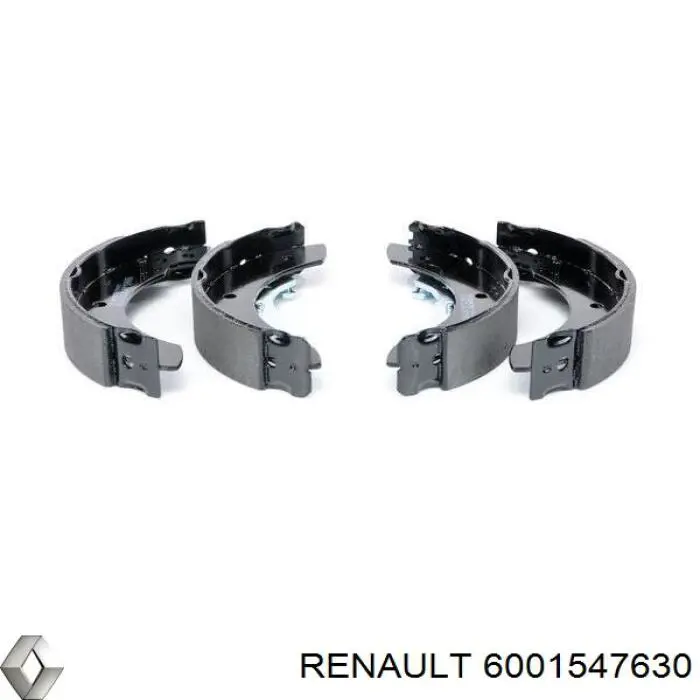 6001547630 Renault (RVI) задние барабанные колодки